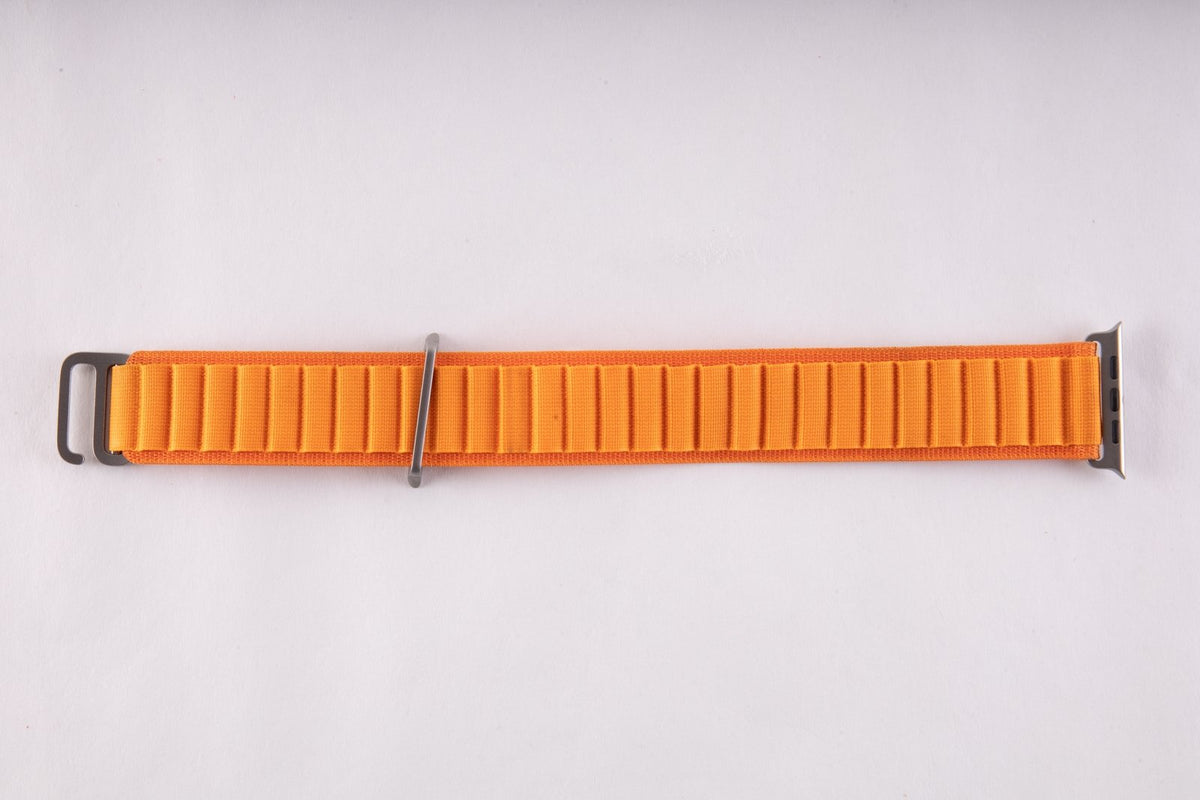 Genuine Apple Alpine Loop Watch Band (Orange) Medium