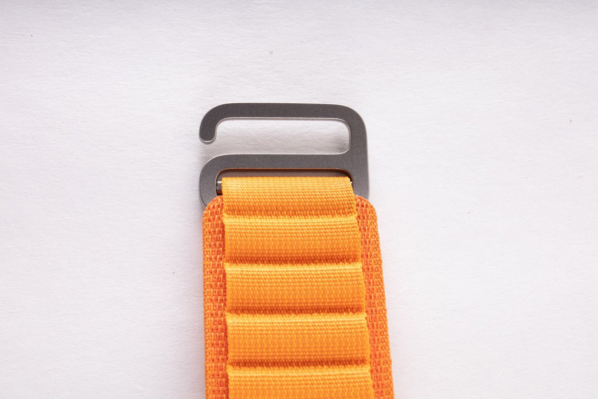Genuine Apple Alpine Loop Watch Band (Orange) Medium