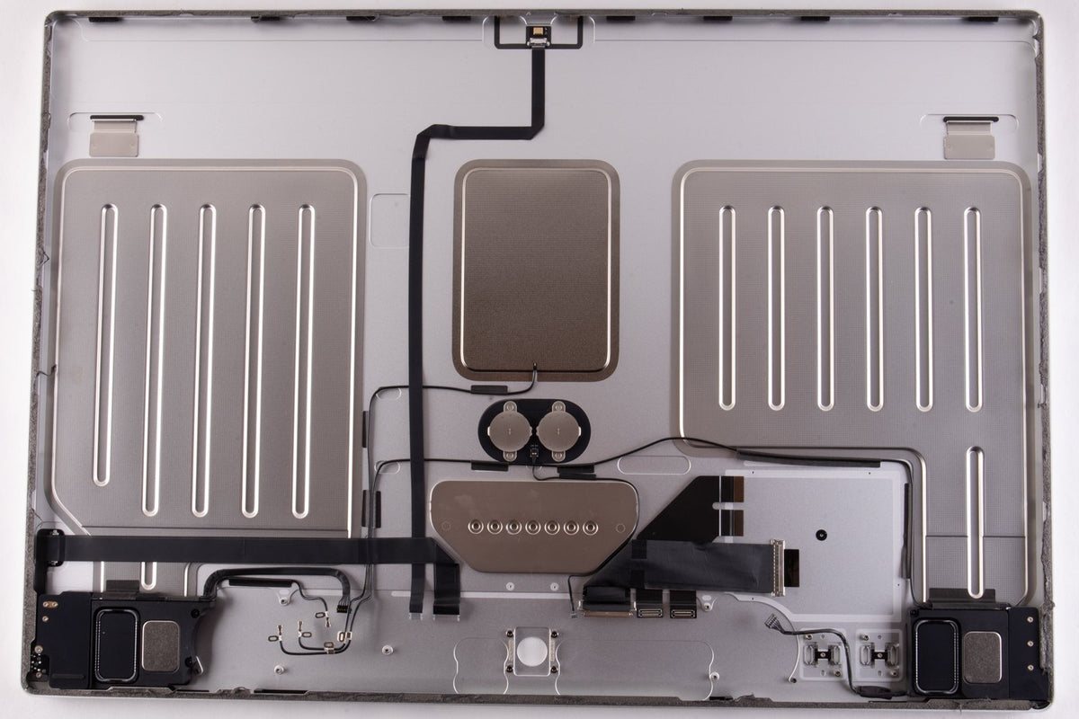 Silver iMac 24" A2438 2021 Case Back Rear Housing Power Button Speakers 4 Ports