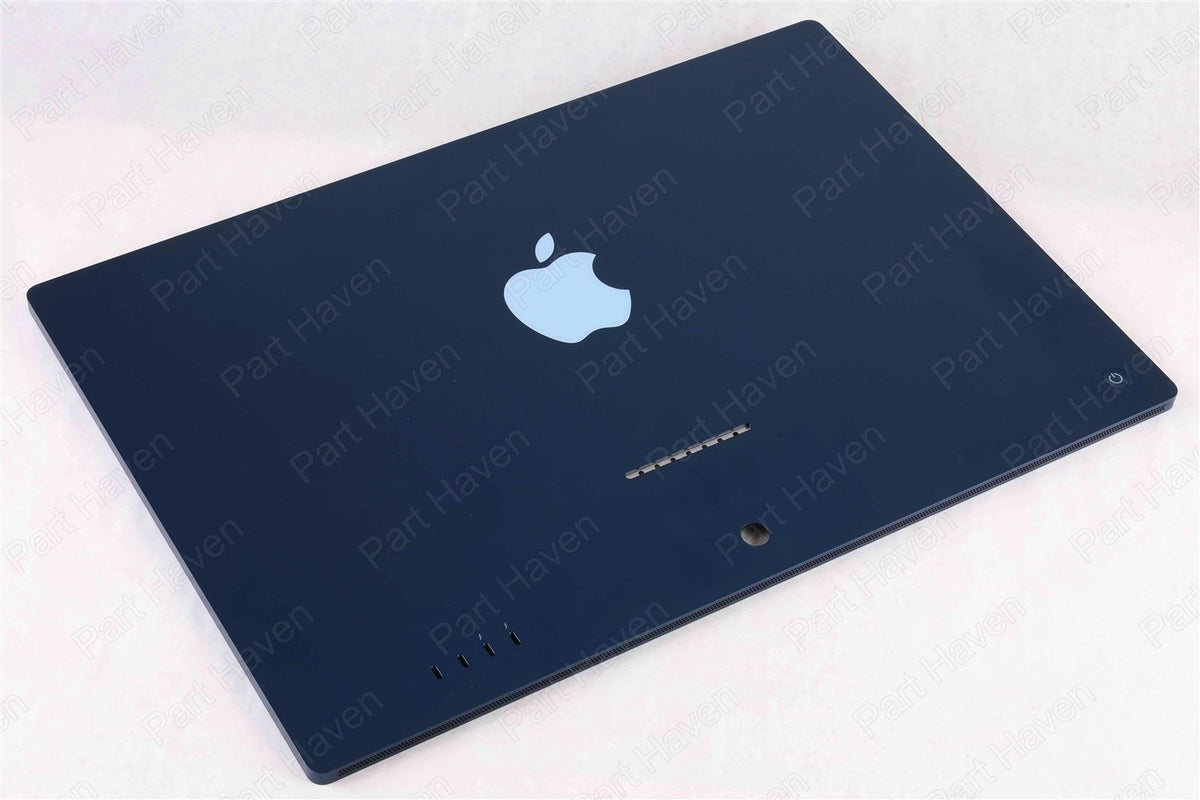 Blue iMac 24" A2438 2021 Case Back Rear Housing Power Button Speakers 4 Ports