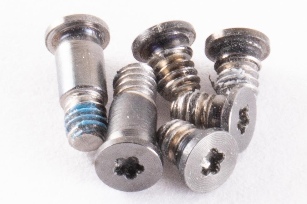 Set of 6 Bottom Cover Screws - Apple Macbook Pro A1706 Space Grey 13" 2016 2017
