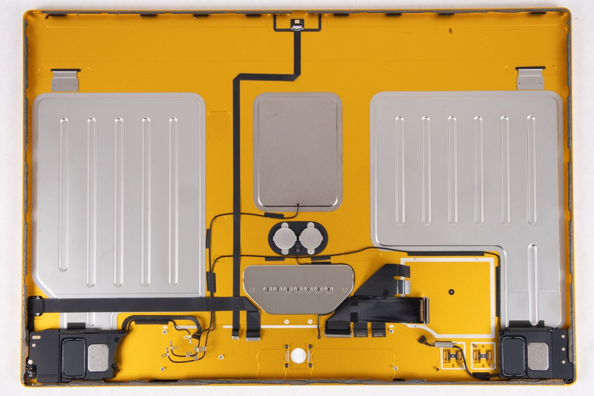 Yellow iMac 24" A2438 2021 Case Back Rear Housing Power Button Speakers 4 Ports