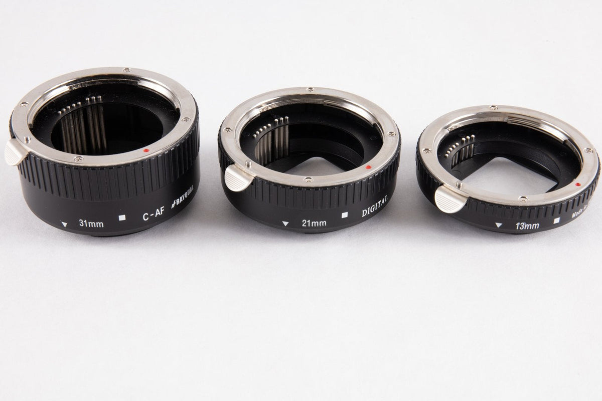 Rayqual Auto Macro Extension Tube Set for Canon EF 31mm 21mm 13mm