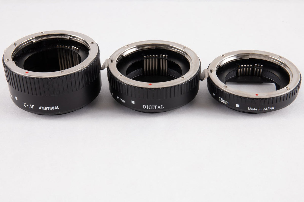 Rayqual Auto Macro Extension Tube Set for Canon EF 31mm 21mm 13mm