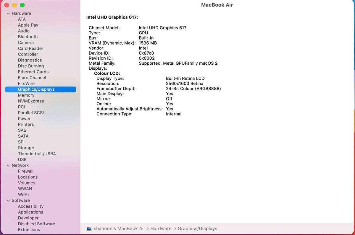 13" MacBook Air Late 2018 A1932 Logic Board i5 1.6Ghz 8GB 256GB +Touch ID Sensor