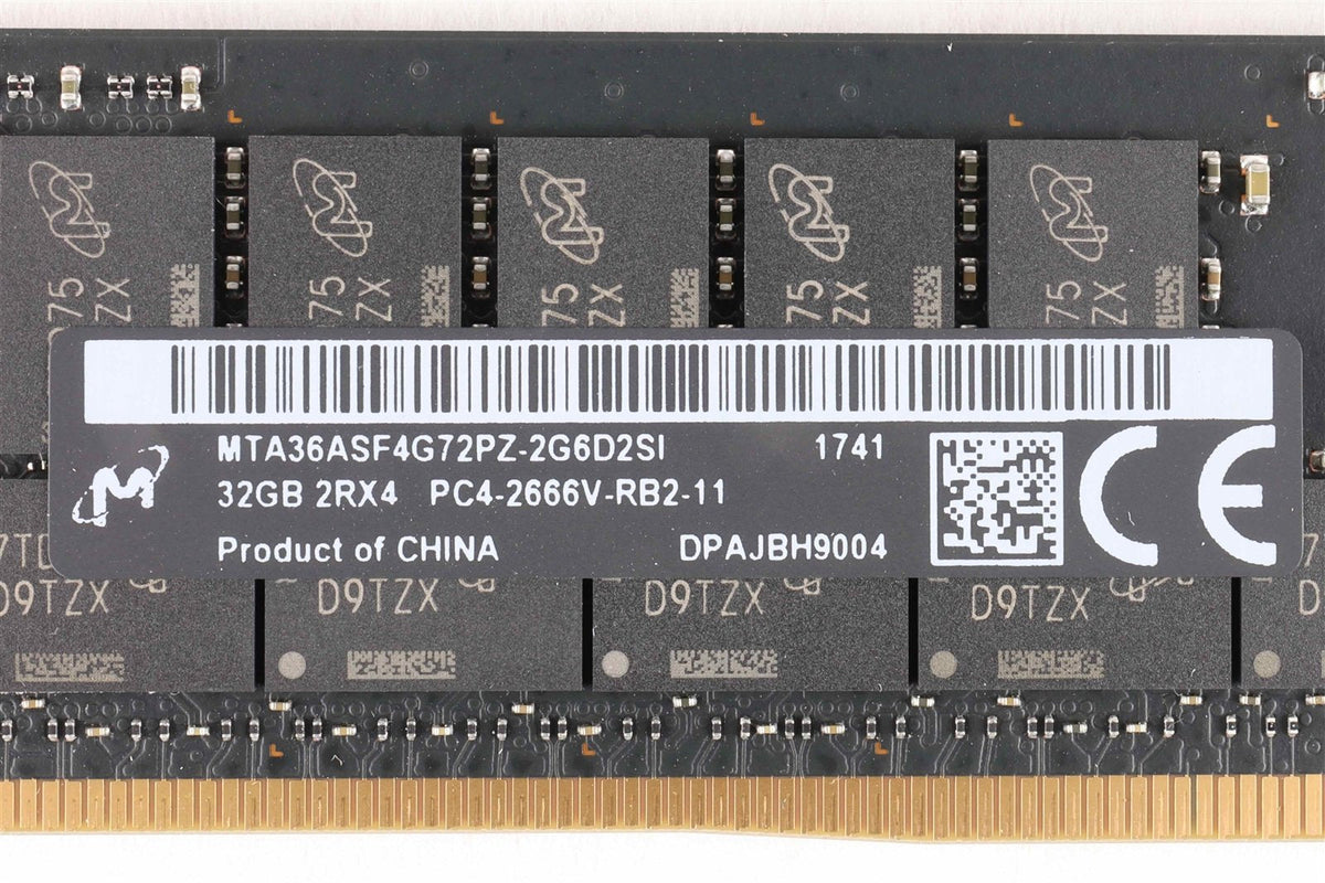 Apple iMac Pro Ram 128 GB (4x32GB) DDR4 1Rx8 PC4-21300 ECC Memory
