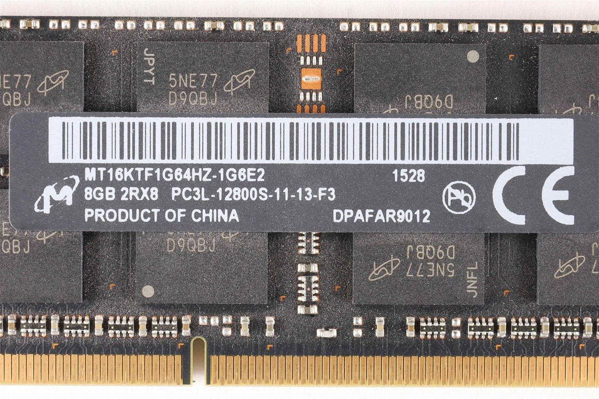 Apple OEM Ram Micron 16GB (2x8GB) DDR3-1600 PC3-12800s soDimm Memory