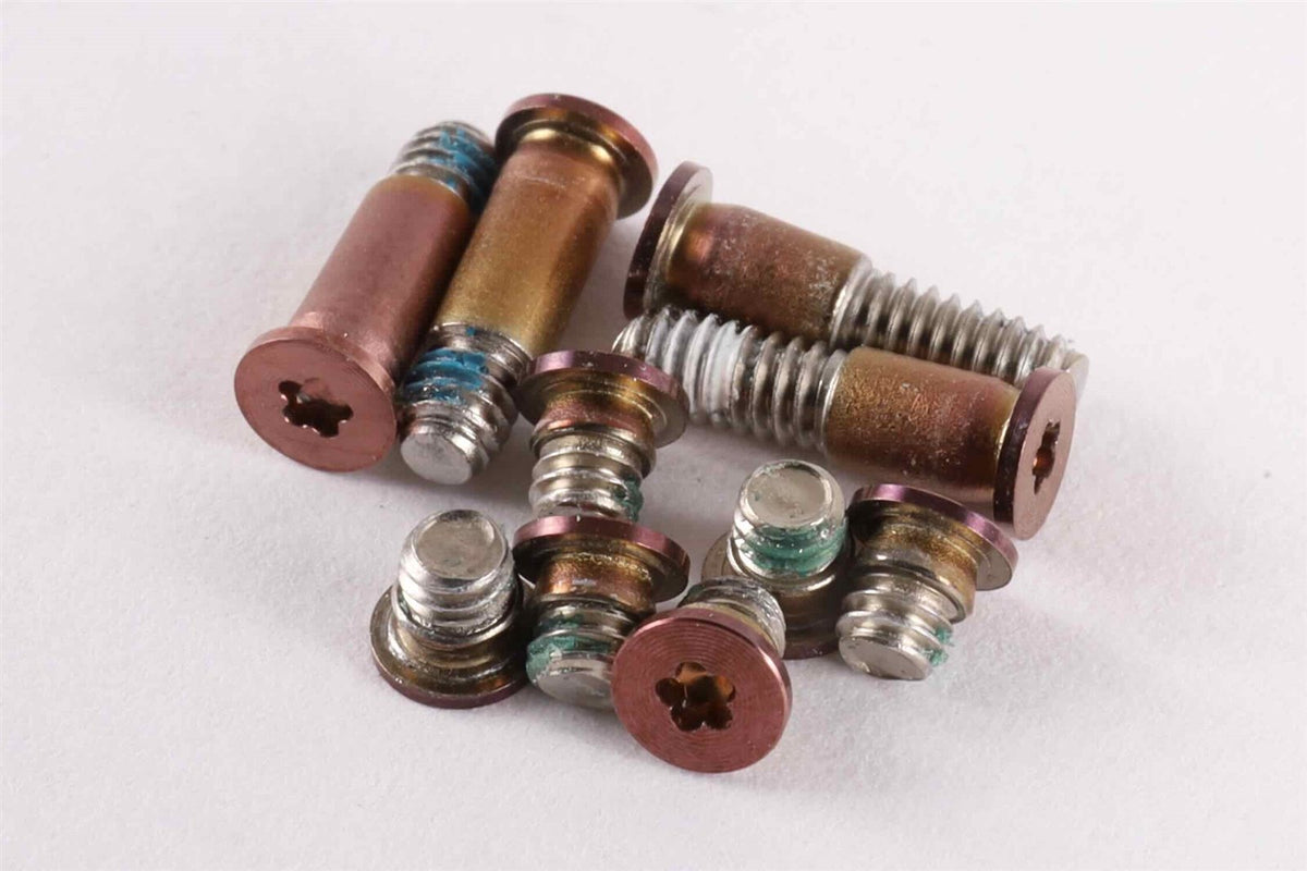 Set of 10 Bottom Cover Screws Rose Gold - Apple 13" Macbook Air Late 2018-2020