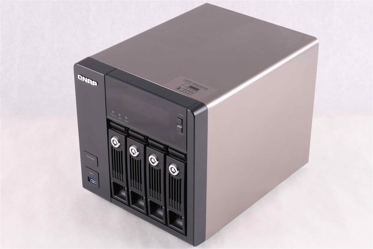 QNAP TS-453 Pro 4-Bay Professional-grade NAS, Intel 2.0GHz Quad Core CPU