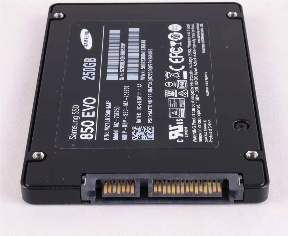 Samsung 850 EVO 250GB SATA 2.5 Inch SSD Drive Formatted For Apple Mac OSX