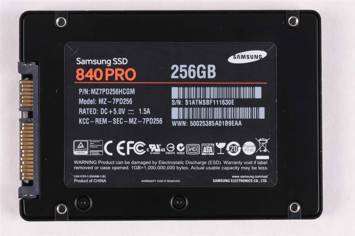 Samsung 840 Pro 256 GB SATA 2.5 Inch SSD Drive Formatted For Apple Mac OSX
