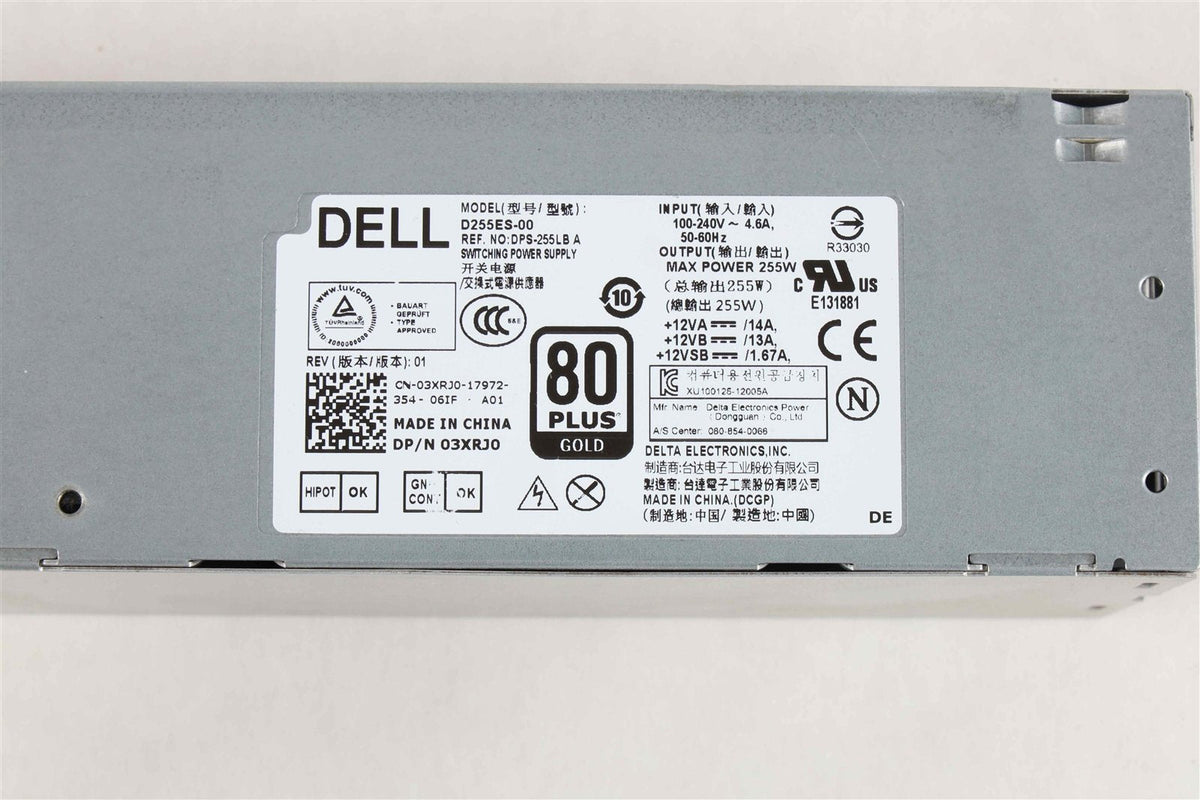 255W SFF Dell L255AS-00 D255E001L D255AS-00 DPS-255LB Computer Power Supply