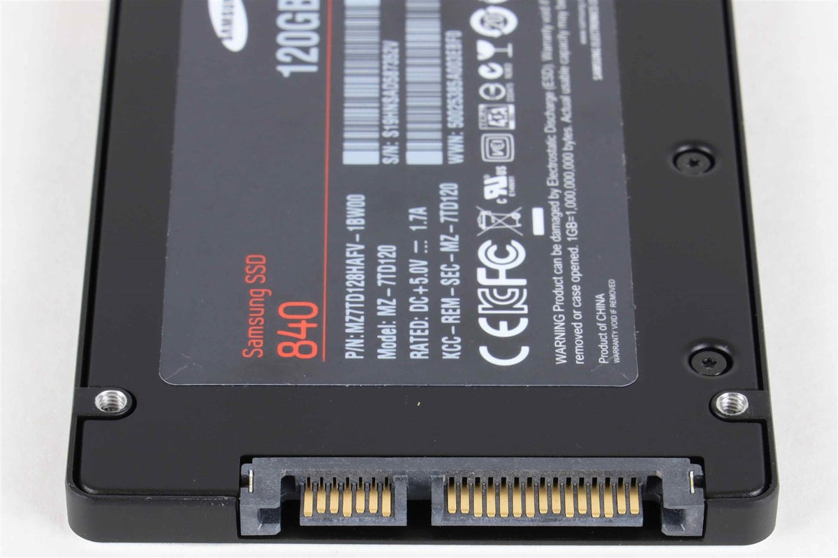 Samsung 840 SSD Drive || 120 GB || 2.5&quot; SATA || Formatted For Apple Mac OSX