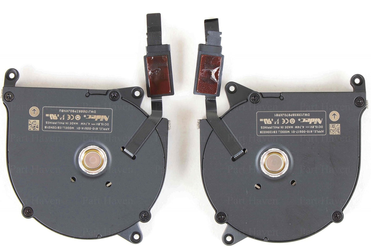 Right and Left Fan set for 24" M1 iMac 2021 A2438 - Clean Dust Free Part