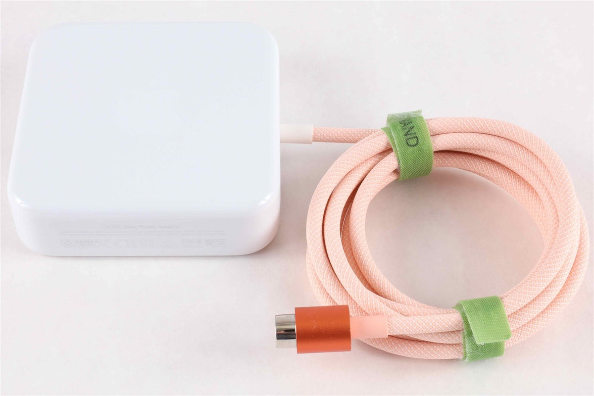 Genuine Apple iMac 24&quot; M4 M3 M1 Power Adapter W/ Ethernet || Orange || A2290