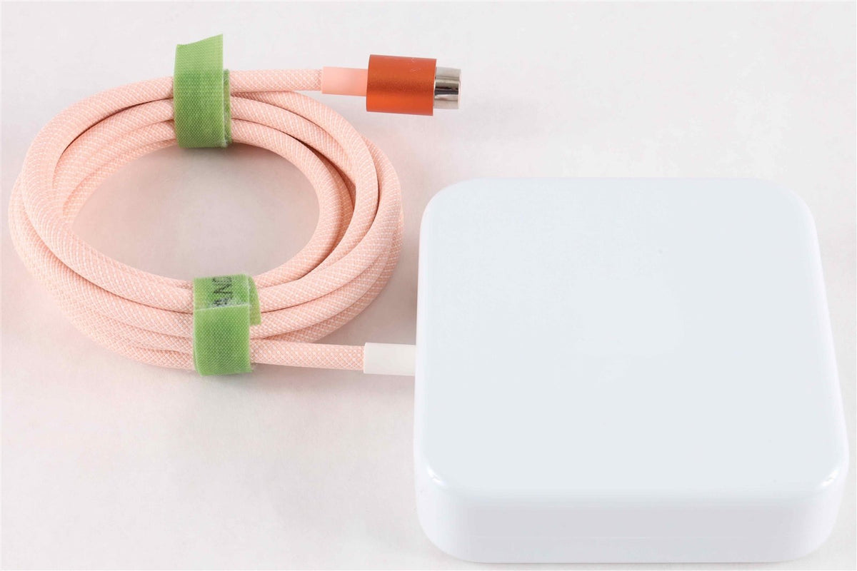 Genuine Apple iMac 24&quot; M4 M3 M1 Power Adapter W/ Ethernet || Orange || A2290