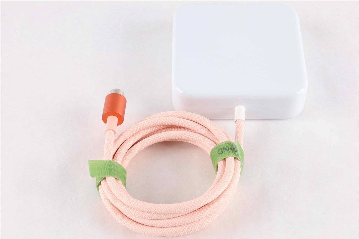 Genuine Apple iMac 24&quot; M4 M3 M1 Power Adapter W/ Ethernet || Orange || A2290