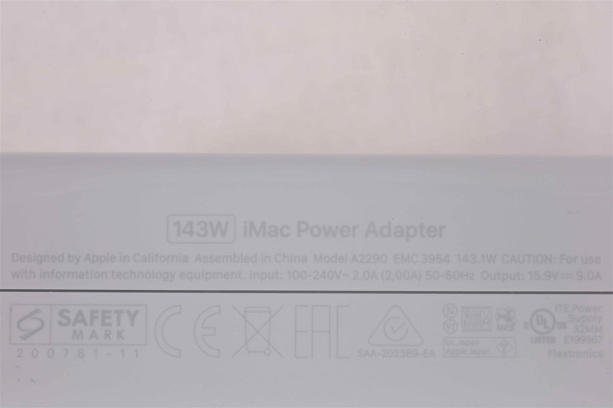 Genuine Apple iMac 24" M1 Power Adapter W/ Ethernet || Purple || A2290
