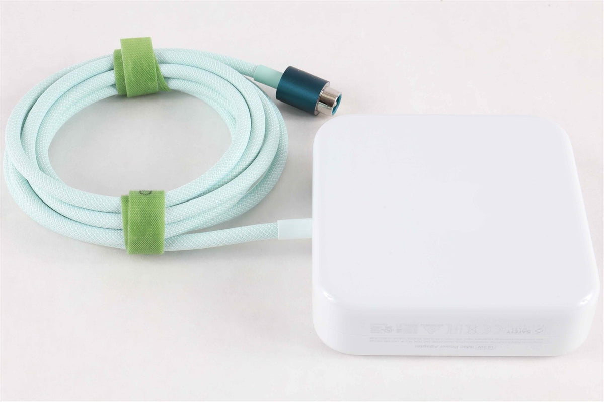 Genuine Apple iMac 24" M1 Power Adapter W/ Ethernet || Green || A2290