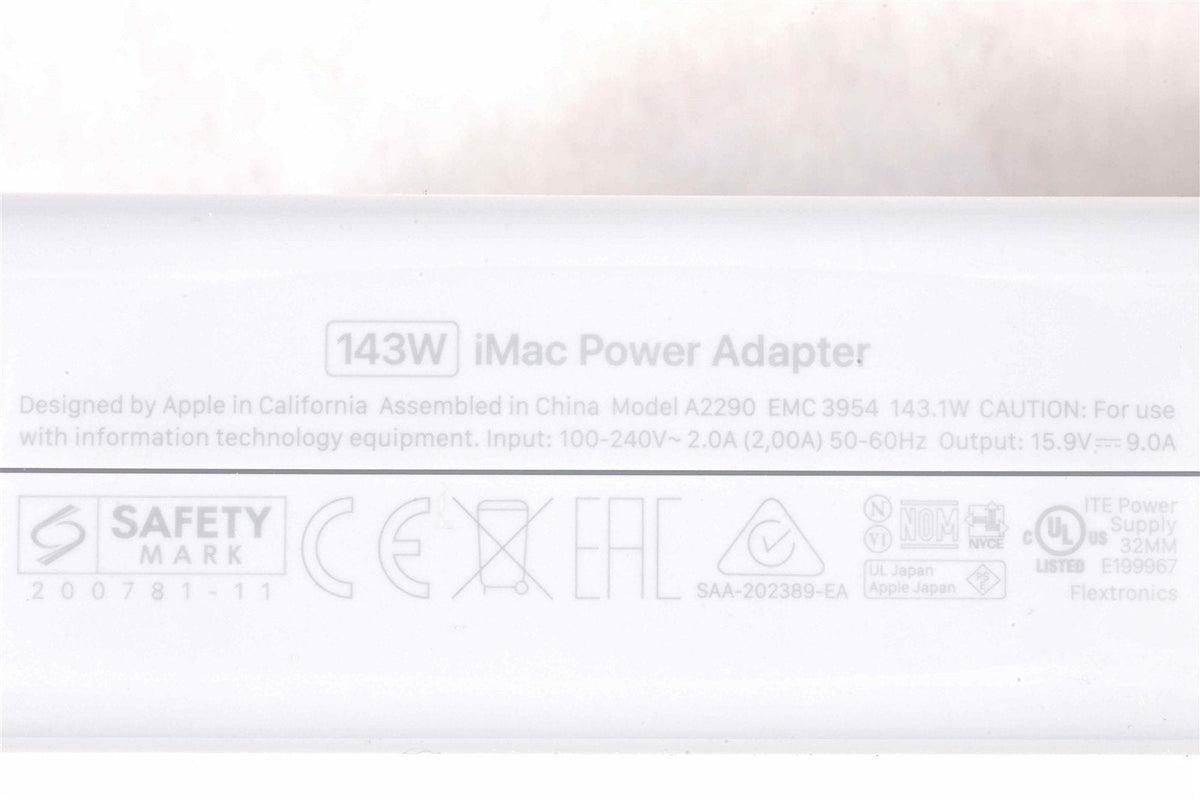 Genuine Apple iMac 24" M1 Power Adapter W/ Ethernet || Pink || A2290