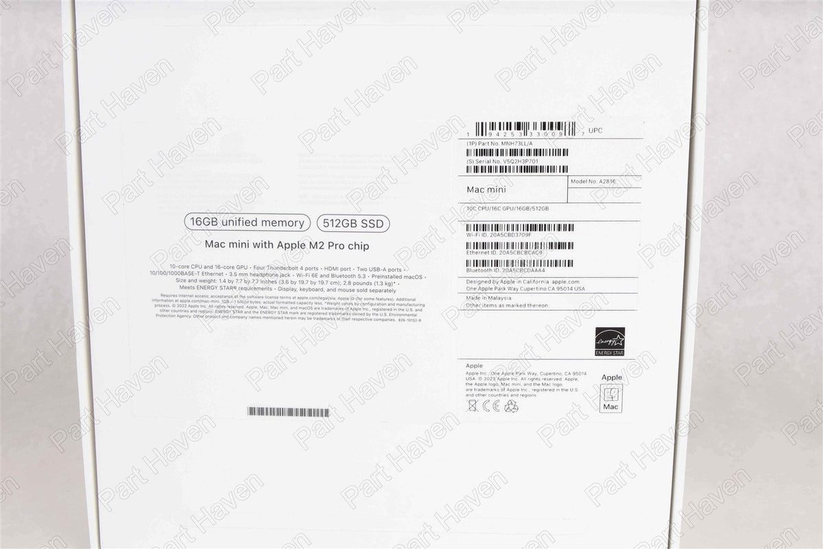 Apple Mac Mini M2 Pro || 1Gb Ethernet || 512 GB SSD|| 16GB Ram ||Warranty 4-5-24