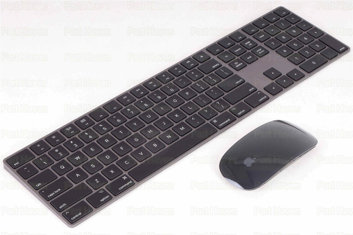 Apple Space Black Desk Set Magic Keyboard 2 W/ Numeric Keypad + Magic Mouse 2