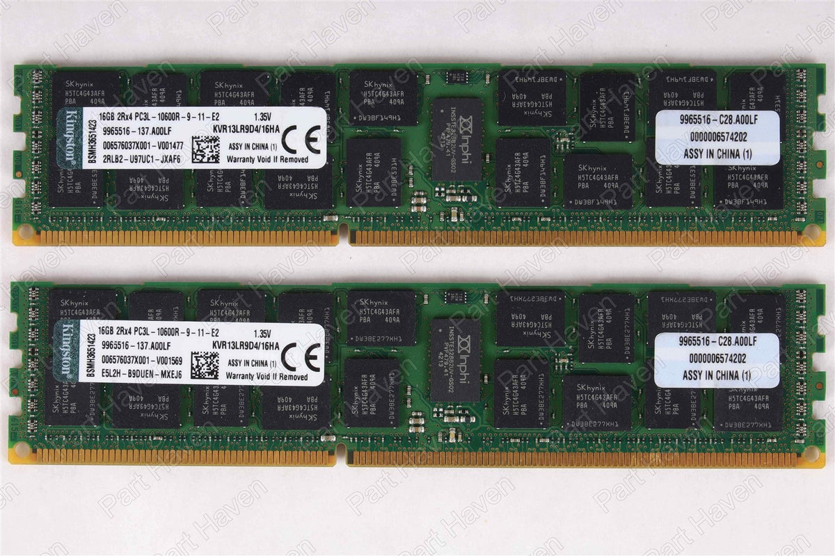 Kingston Ram for Apple Mac Pro 6,1 Ram 32GB (2 x 16GB) PC3-10600R