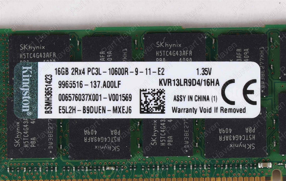 Kingston Ram for Apple Mac Pro 6,1 Ram 32GB (2 x 16GB) PC3-10600R