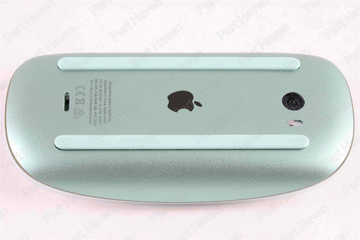 Apple Desk Set In Green || Magic Keyboard W/Touch ID Magic Mouse & Braided Cable