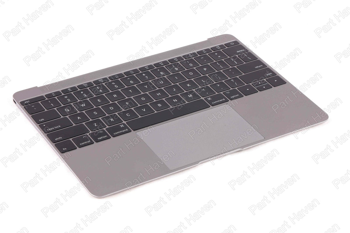 Top Case Keyboard Track Pad || 12" MacBook Mid 2017 A1534 || Space Gray