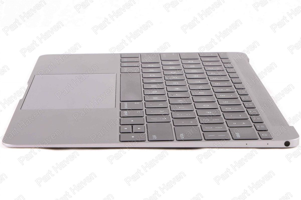 Top Case Keyboard Track Pad || 12" MacBook Mid 2017 A1534 || Space Gray