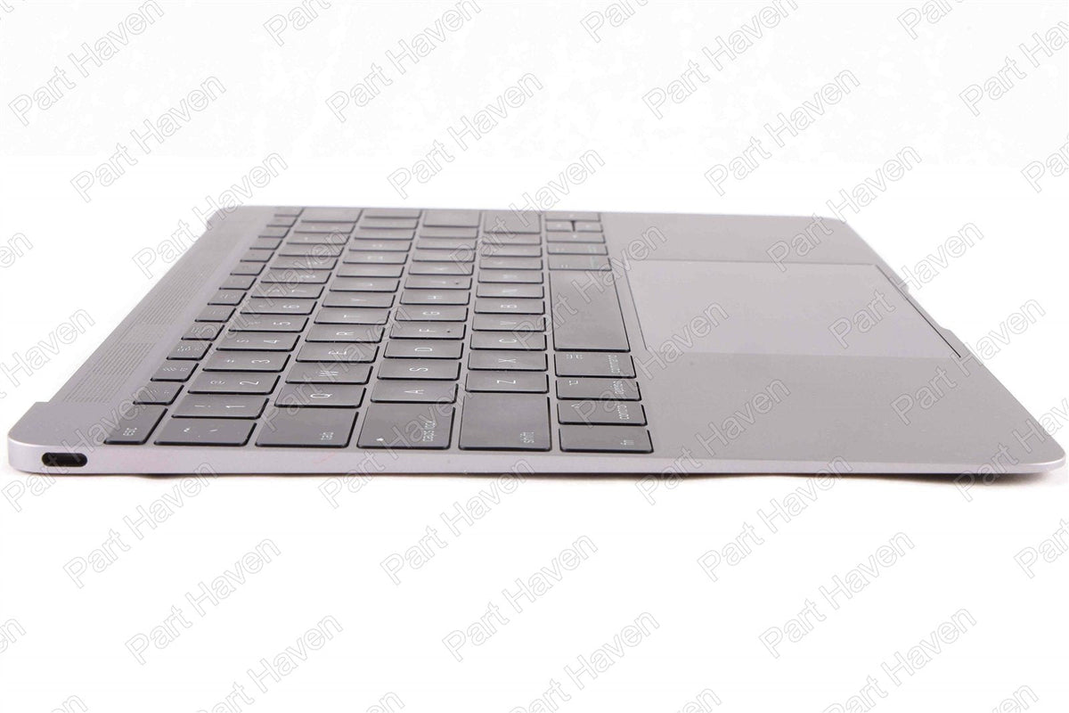 Top Case Keyboard Track Pad || 12" MacBook Mid 2017 A1534 || Space Gray