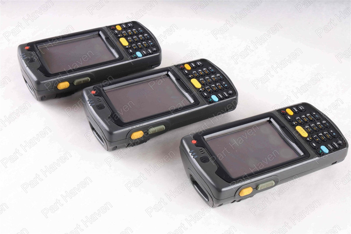 Lot of 3- Motorola MC70 Mobile 1D Barcode Scanner || Six Batteries || One Cradle