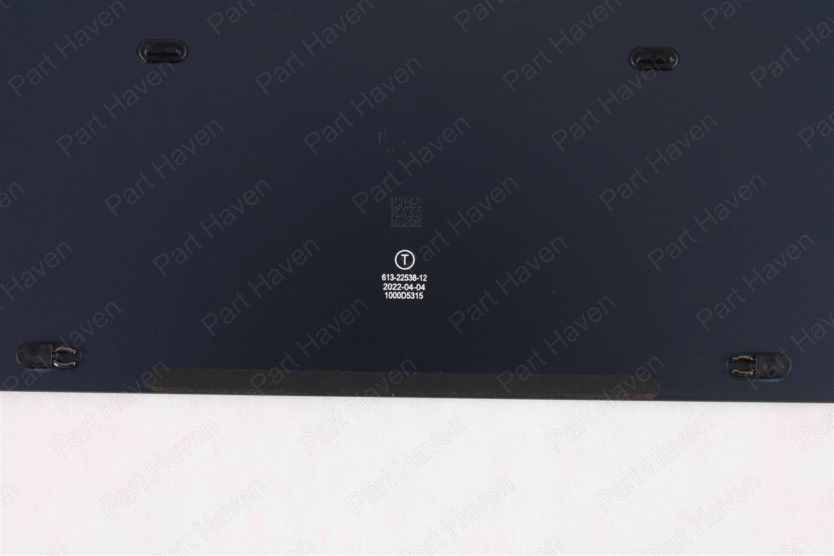Bottom Case Cover - MidNight - Apple M2 13&quot; Macbook Air A2681 2022 - 923-07251