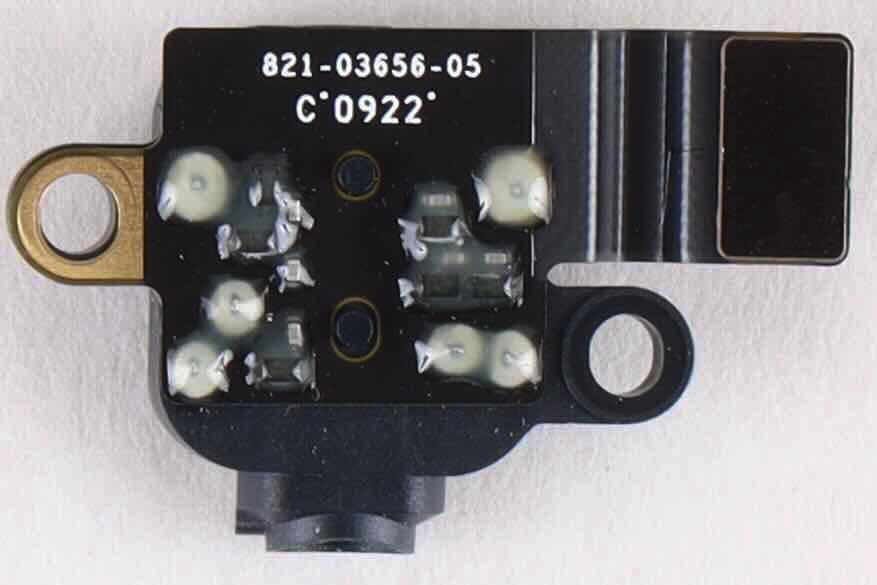 Audio board headphone Jack - MidNight - Apple M2 13" Macbook Air A2681 821-03656