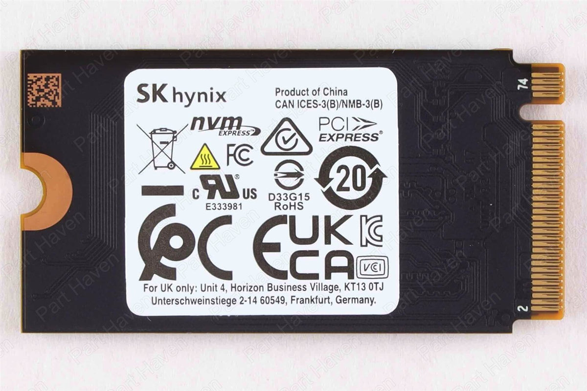 SK Hynix 512GB M.2 2242 PCIe Gen4 x4 NVMe SSD || HFS512GEJ4X112N || SSS1F28996