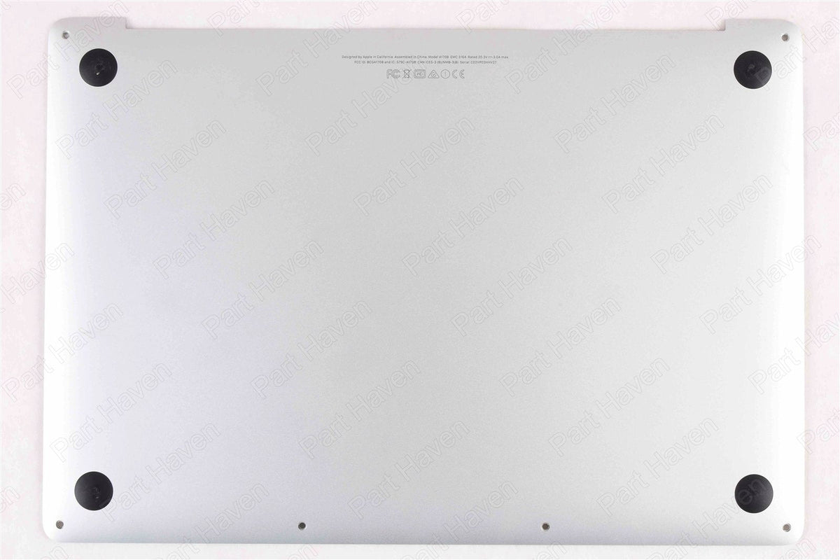 Bottom Case Cover Feet || 13" MacBook Pro Mid 2017 A1708 No Touch Bar || Silver