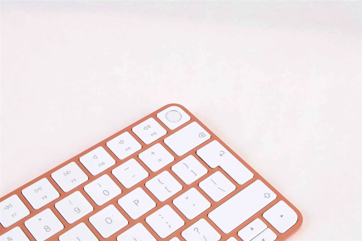 Orange Apple Magic Keyboard W/Touch ID Compact British UK Irish Layout A2449 New