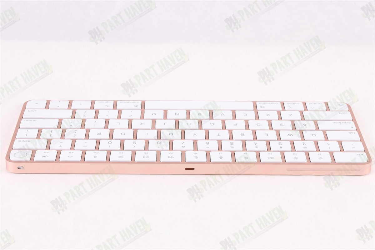 Pink || Apple Magic Keyboard W/Touch ID || Compact Layout No 10 Key || A2449