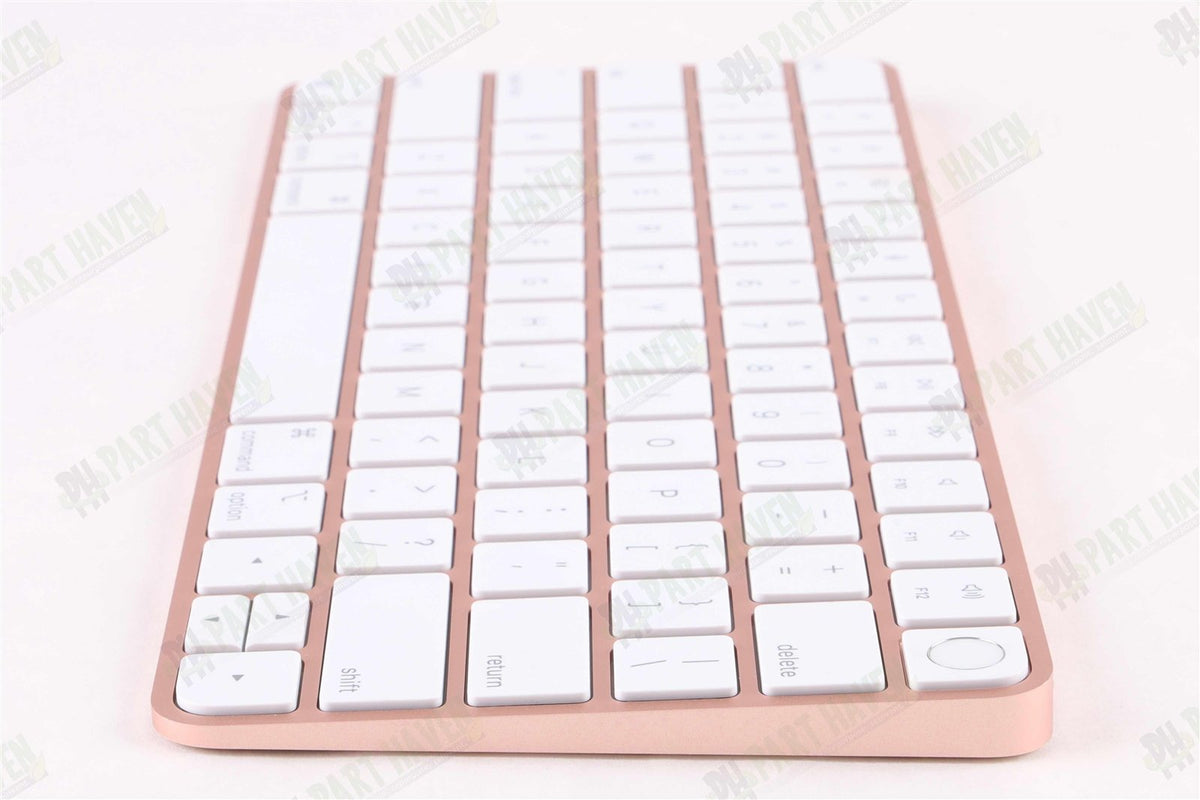 Pink || Apple Magic Keyboard W/Touch ID || Compact Layout No 10 Key || A2449