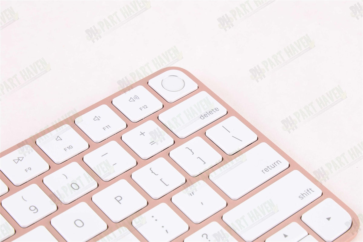 Pink || Apple Magic Keyboard W/Touch ID || Compact Layout No 10 Key || A2449