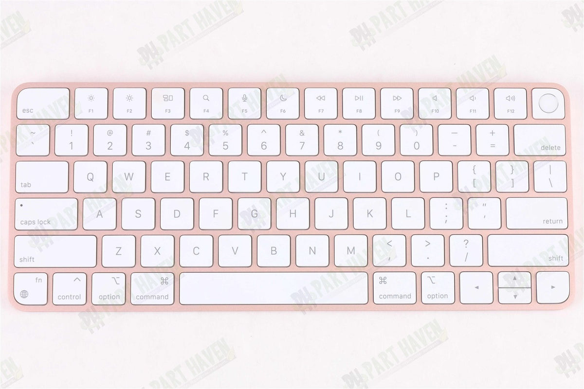 Pink || Apple Magic Keyboard W/Touch ID || Compact Layout No 10 Key || A2449