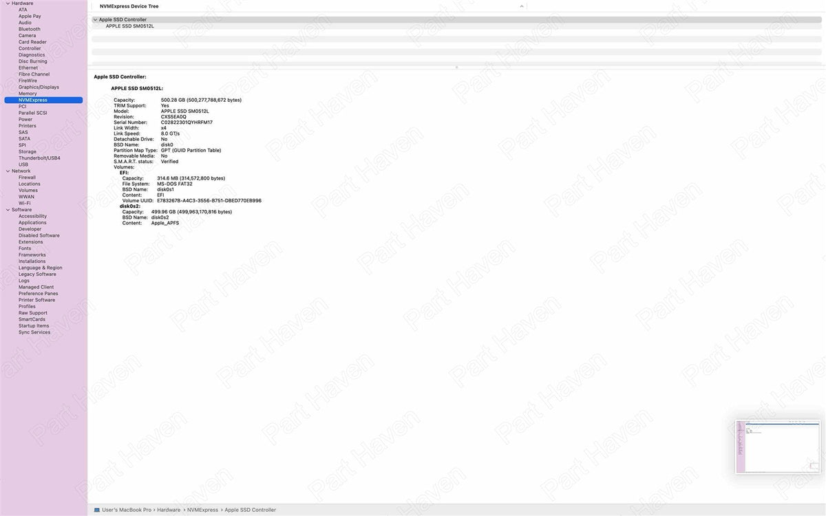 Logic Board 2.9GHz i7 16GB 512GB Pro 560 - Apple 15" MacBook Pro Mid 2017 A1707