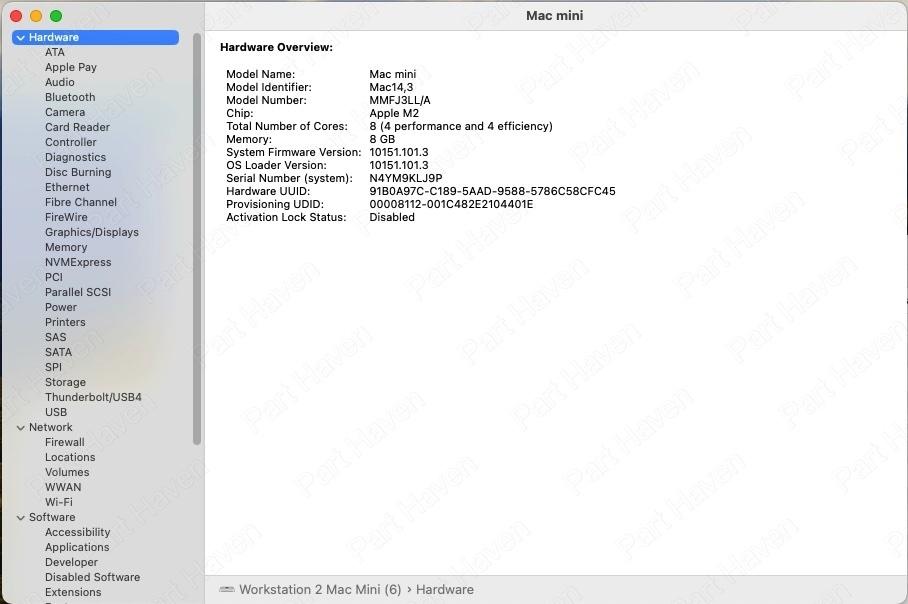 Apple Mac Mini M2 || 1Gb Ethernet || 256 GB SSD || 8 GB Ram || Open Box