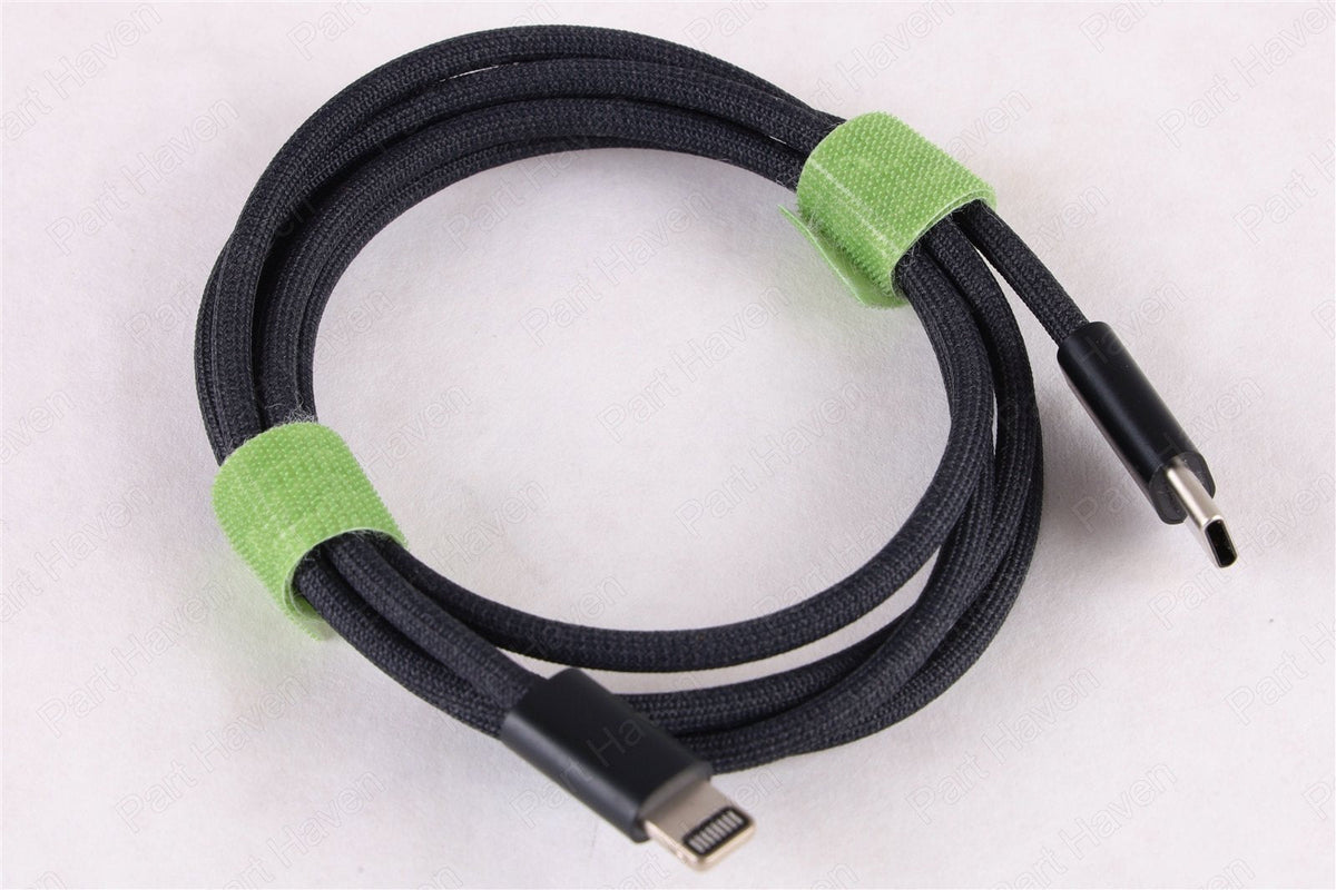 Genuine Apple USB-C to Lightning Braided Cable || Black || Length 1M