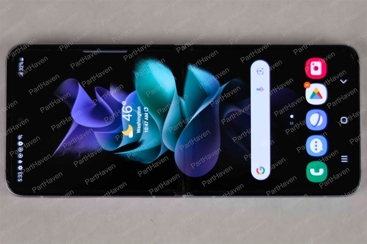 Samsung Galaxy Z Flip3 5G, 128GB Lavender || AT&T || Clean IEM || Unlocked