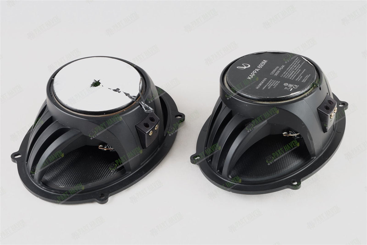 Infinity Kappa 693M 6" x 9" 6x9 inch 3-Way Car Audio Speakers ||Missing Tweeters