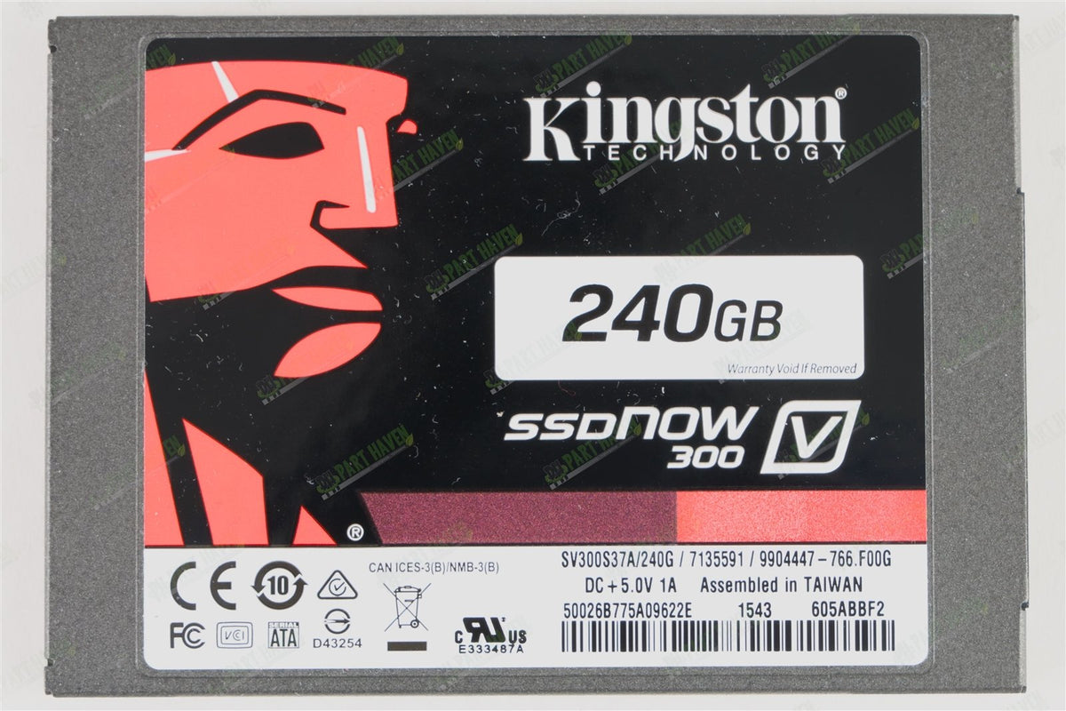 Formatted for Apple 2.5" Kingston SSD 240GB SV300S37A/240G