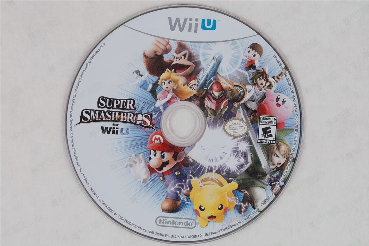 Super Smash Bros. (Nintendo Wii U, 2014) Disk Only