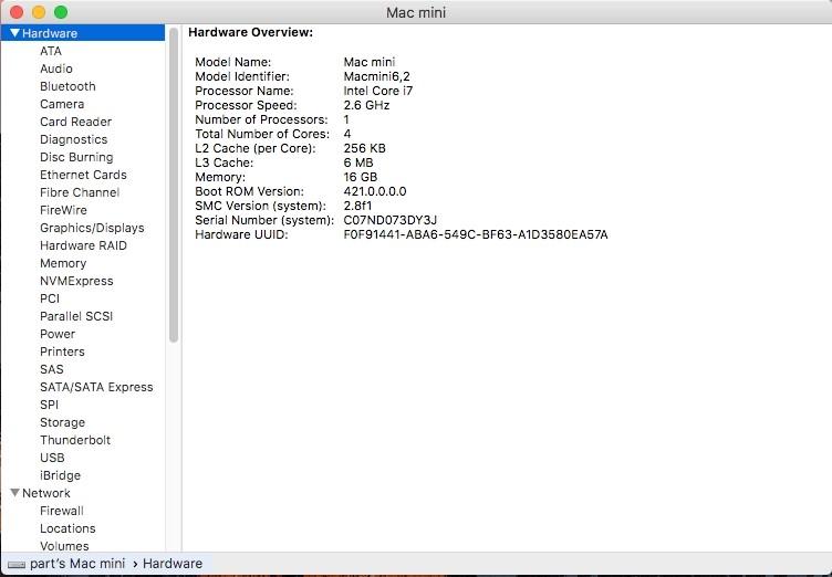 Bare Bones Mac Mini A1347 Late 2012 2.6 Quad Core I7-3720QM No Ram or Hard Drive